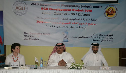 WAG judges course in Doha 2010