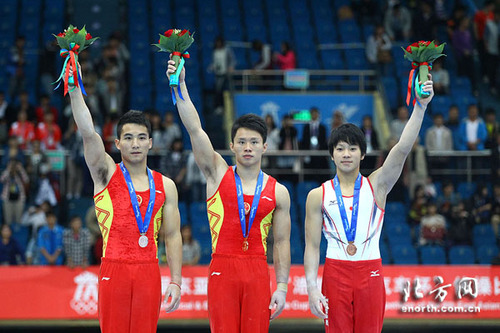 MAG All-Around Podium 6th East Asian Games 2013
